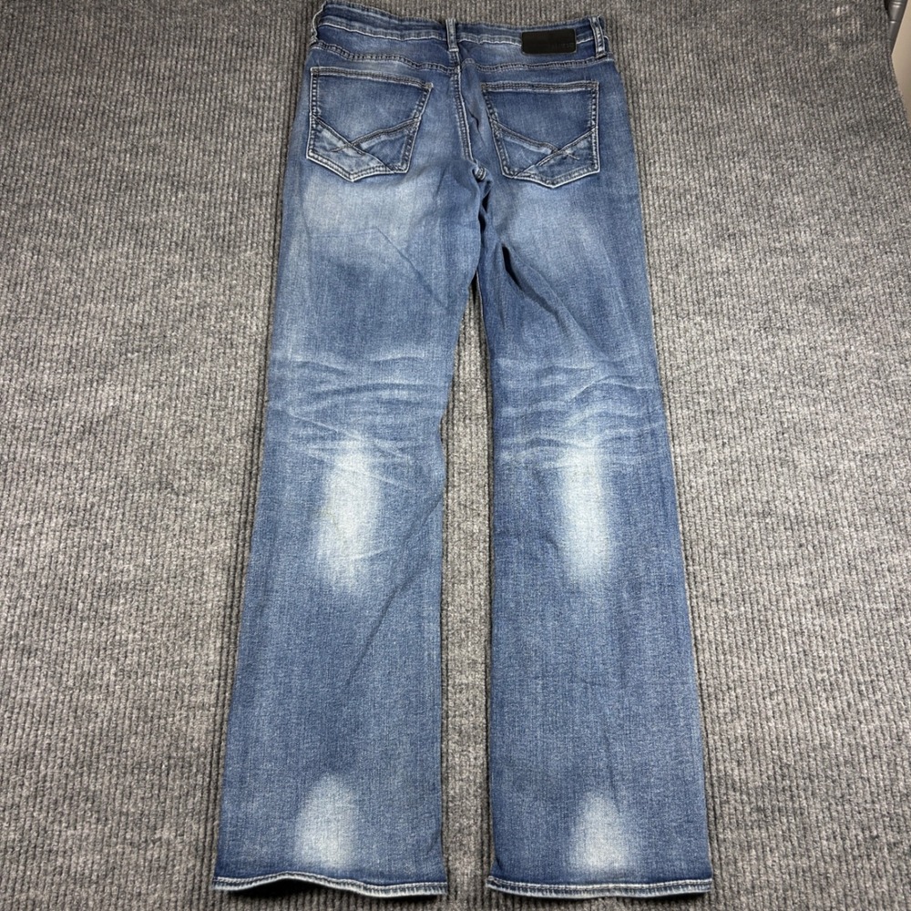 BKE Jeans Mens 30x32 Jake Bootleg Blue Medium Wash Stretch Faded Outdoors
